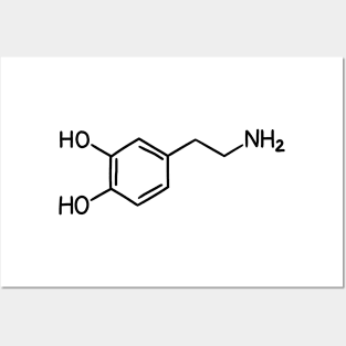 Formula of dopamine Posters and Art